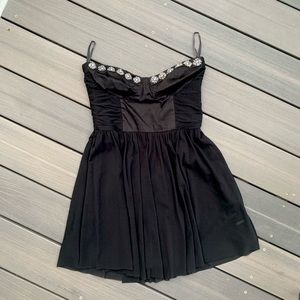 Beautiful Asos Embellished Strapless Skater Dress